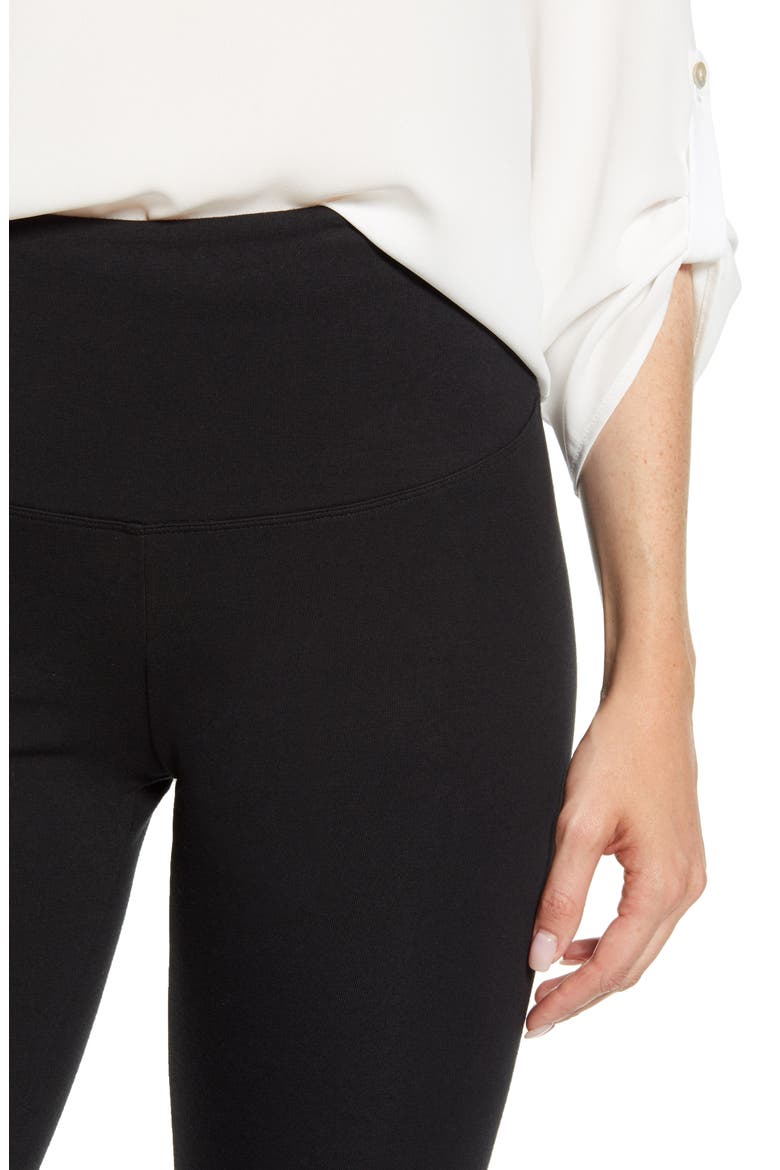 'Lyssentials Flattering Leggings, Alternate, color, BLACK