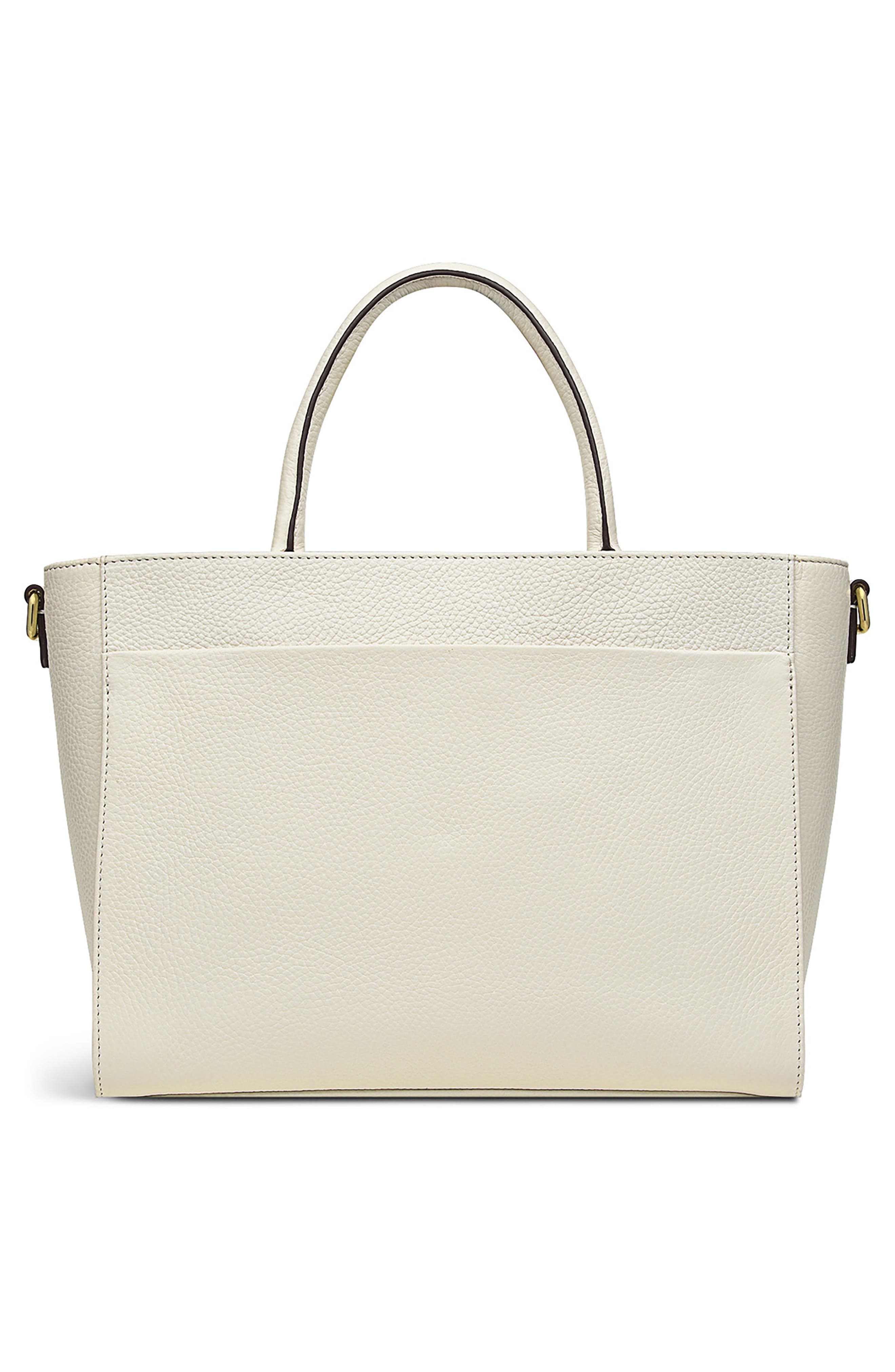 Radley Islington Way Medium Leather Tote Bag, Alternate, color, Chalk