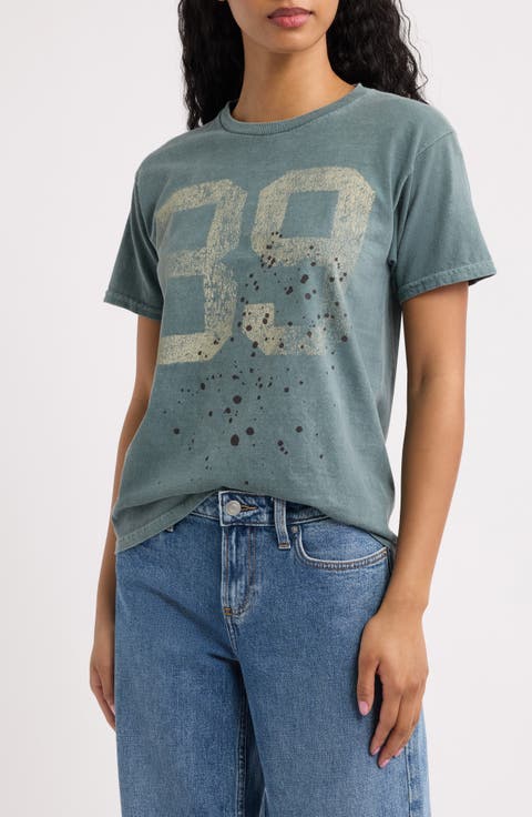 89 Paint Splat Graphic T-Shirt