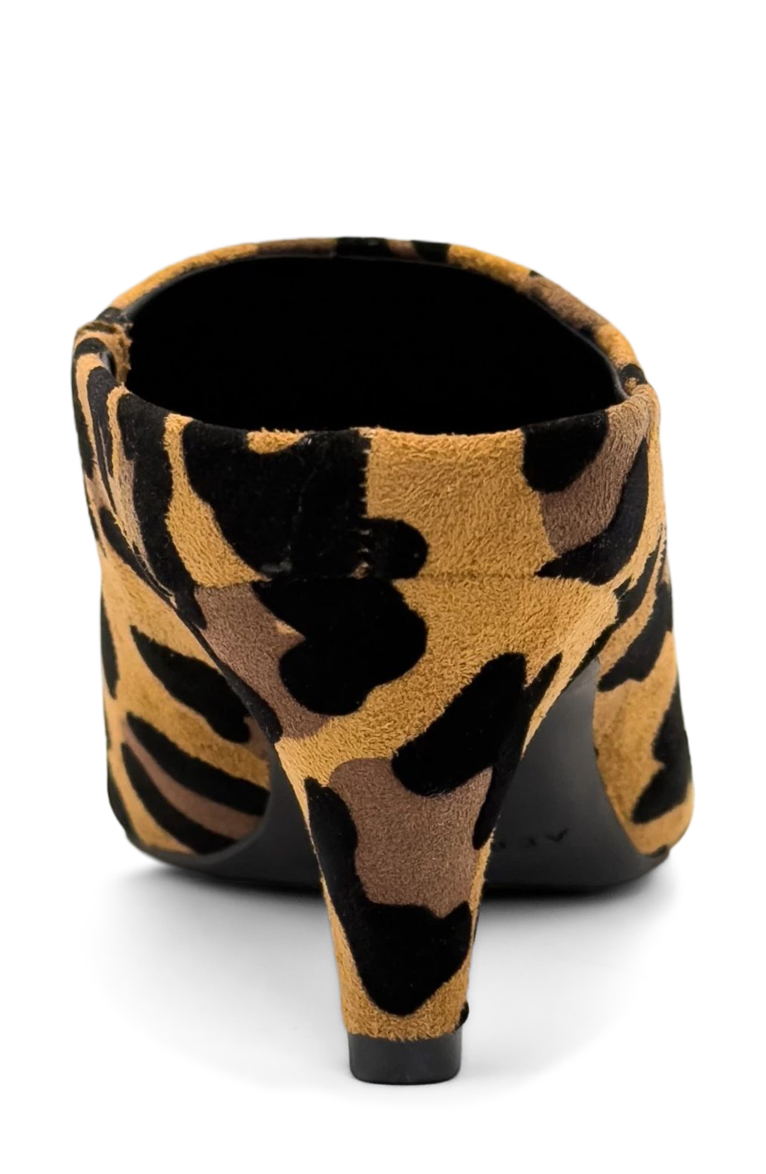 Liz Heeled Mule, Alternate, color, CAMEL MULTI