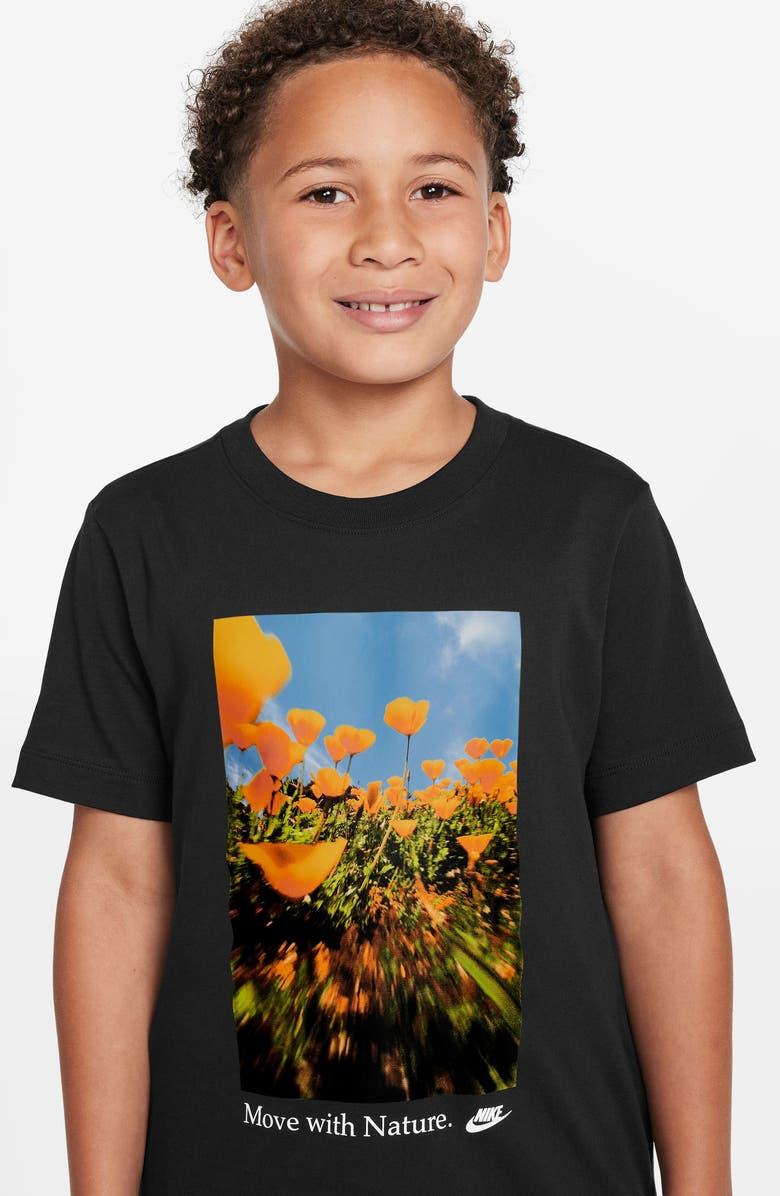 Nike Kids' Move with Nature Graphic T-Shirt, Alternate, color, 