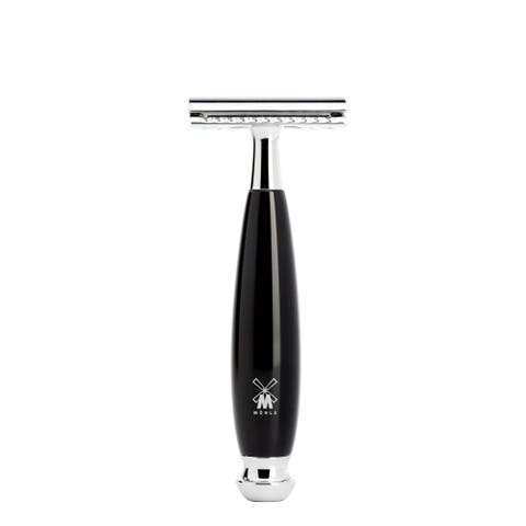 Vivo Black Resin Safety Razor