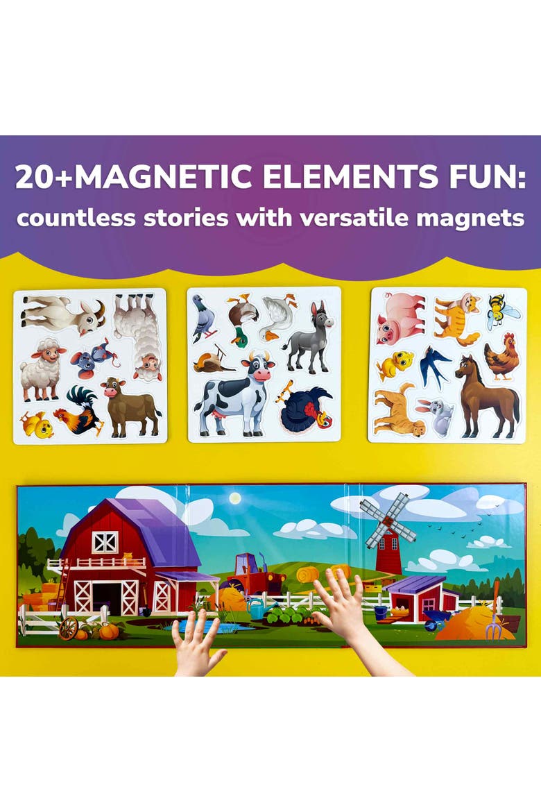 Magnetic Kids Jigsaw Puzzles - Fun 20+ Piece Game, Alternate, color, Farm