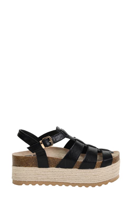 Dirty Laundry Paramoore Platform Sandal In Black