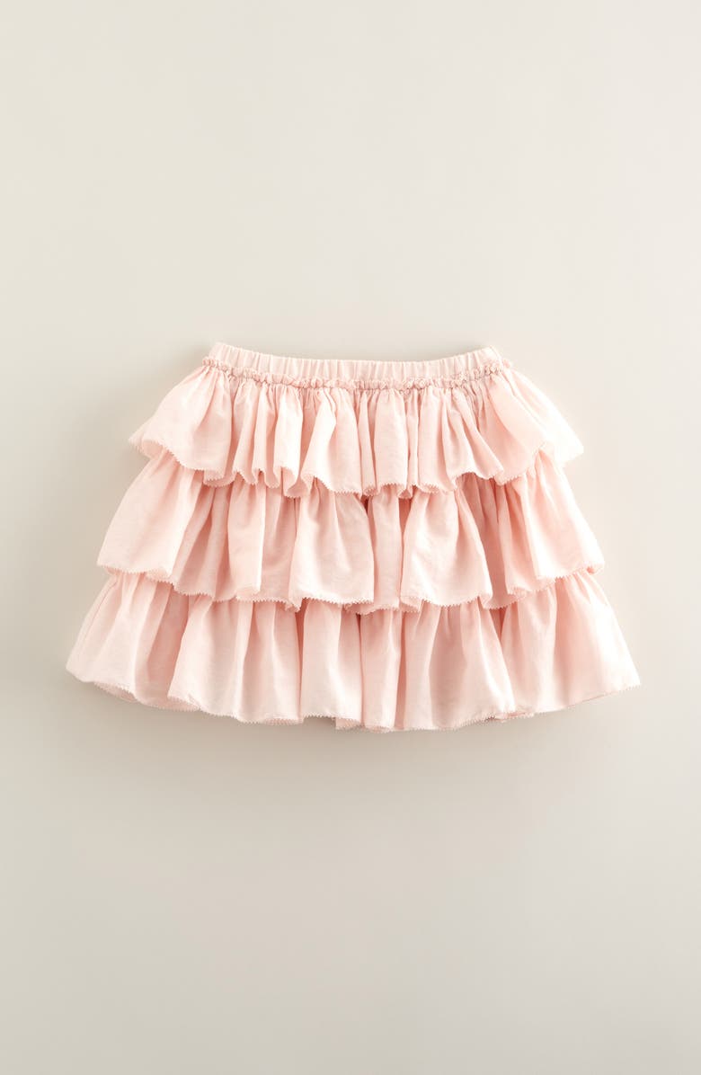 Nordstrom Kids' Tiered Skirt, Alternate, color, Pink Lotus