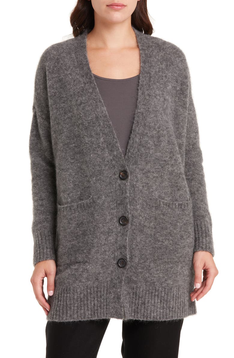 Eileen Fisher V-Neck Cardigan, Main, color,