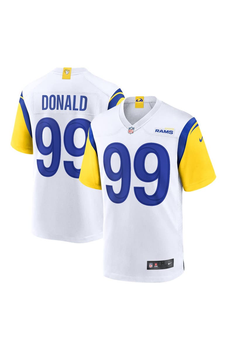 Nike Men's Nike White Aaron Donald Los Angeles Rams Alternate Game Jersey, Alternate, color, 