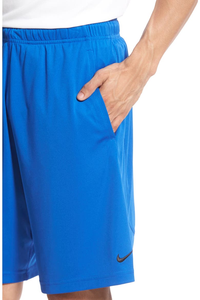 'Fly' Dri-FIT Training Shorts, Alternate, color, GAME ROYAL/ BLACK