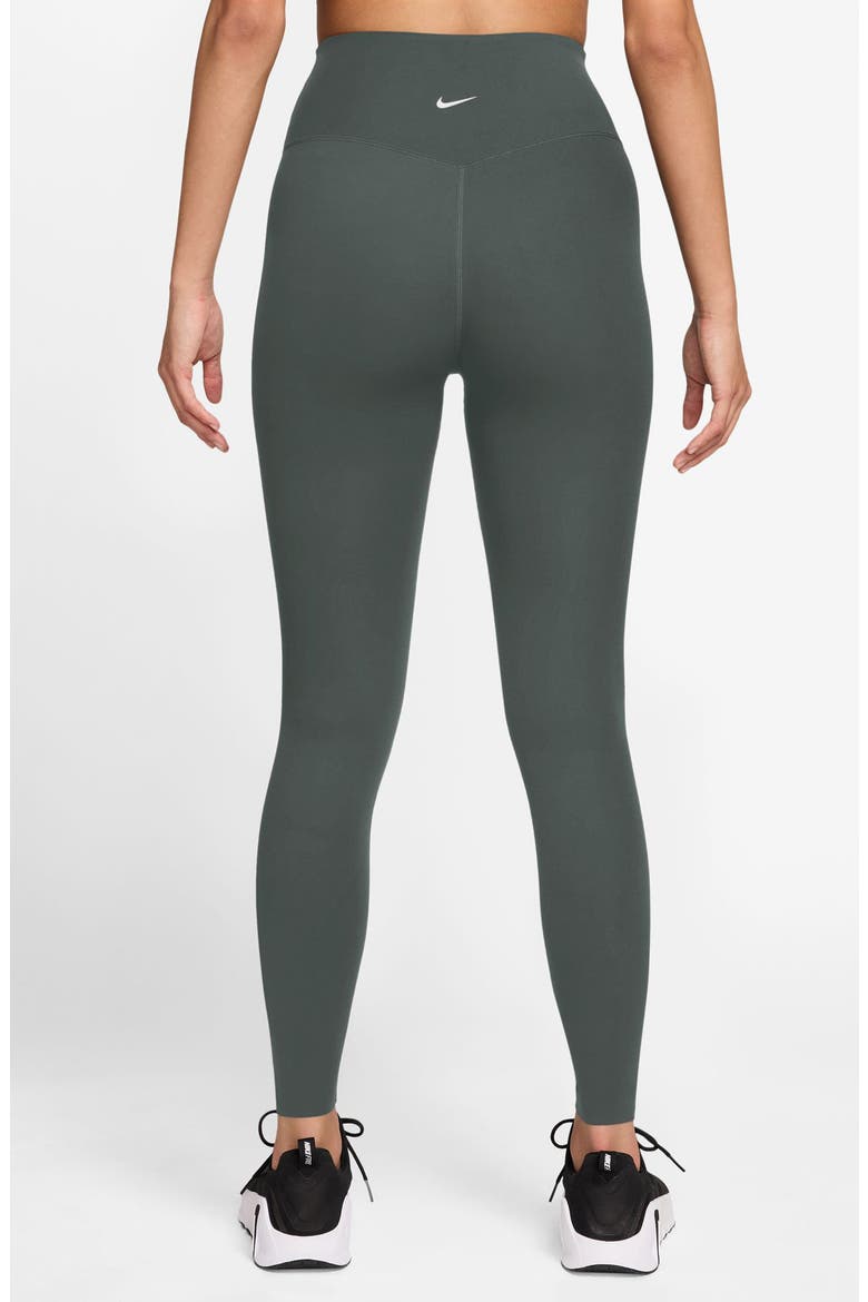 Zenvy Dri-FIT High Waist 7/8 Leggings, Alternate, color, 303 CMOGRN/WHITE