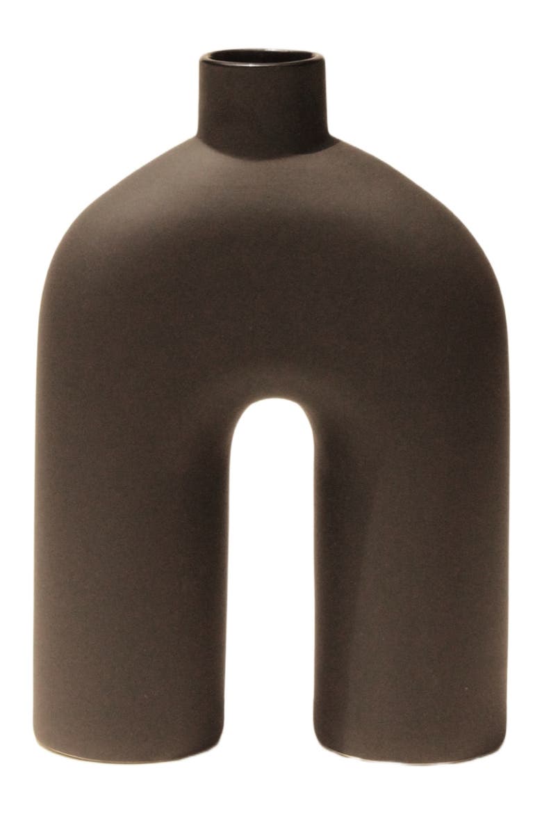 Ozo Vase, Main, color, Off Black