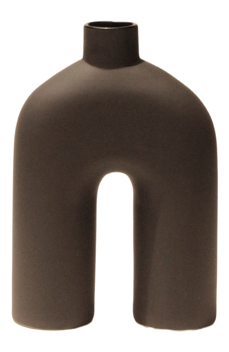 Osmos Studio Ozo Vase, Main, color, Off Black