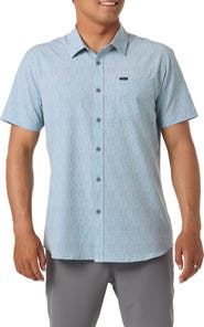 O'Neill TRVLR Performance Short Sleeve Button-Up Shirt