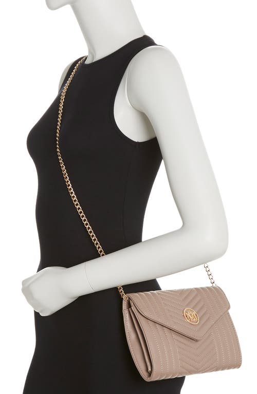 Badgley Mischka Collection Chevron Quilted Crossbody Bag