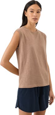 Pact Organic Cotton Featherweight Slub Relaxed Muscle Tee