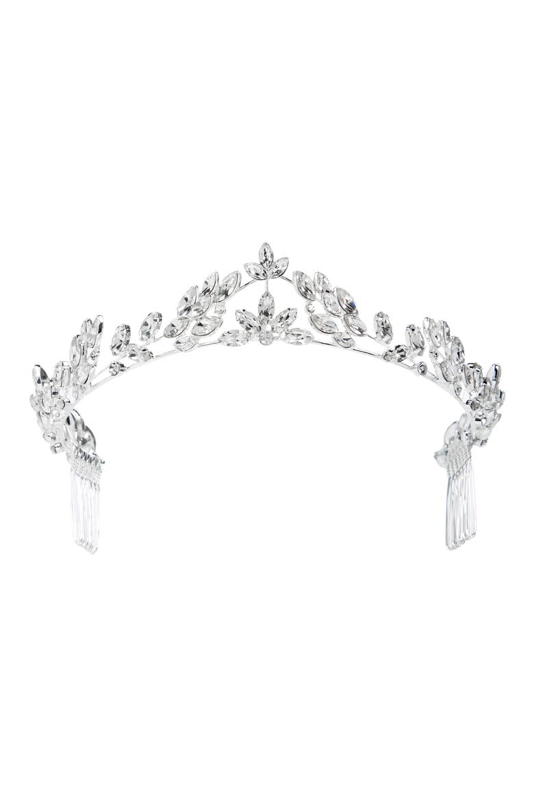Venice Crown Comb, Main, color, CLASSIC SILVER