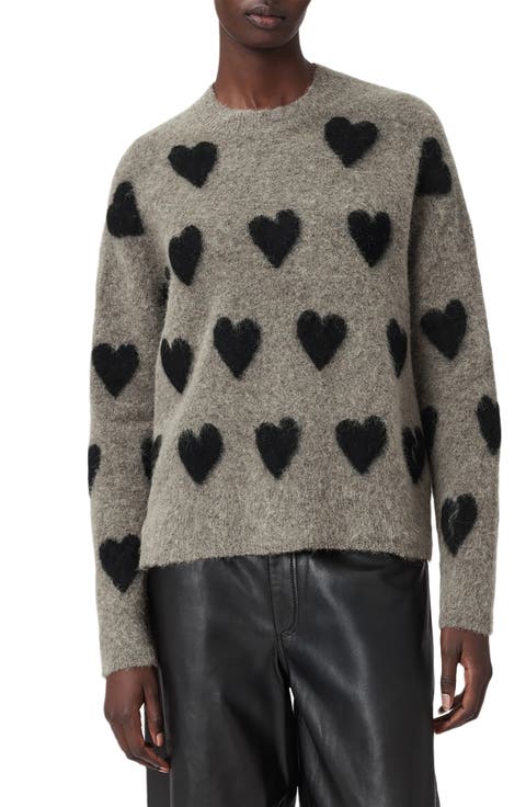 Amora Jacquard Alpaca & Wool Blend Sweater