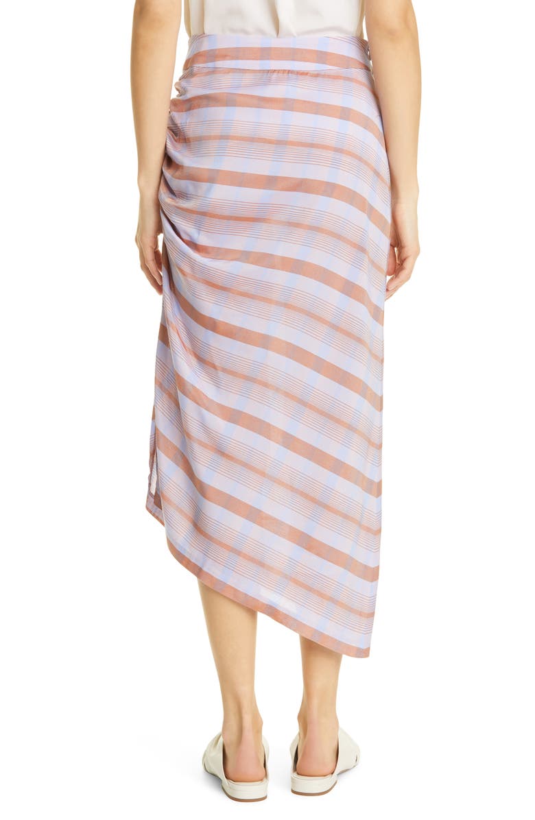 Smythe Asymmetrical Gathered Skirt, Alternate, color,