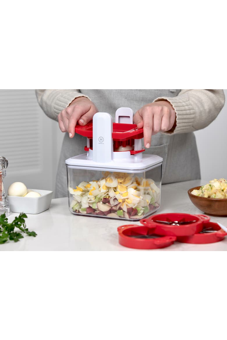 4-in-1 Fresh Prep Fruit and Veggie Slicer, Alternate, color, Green