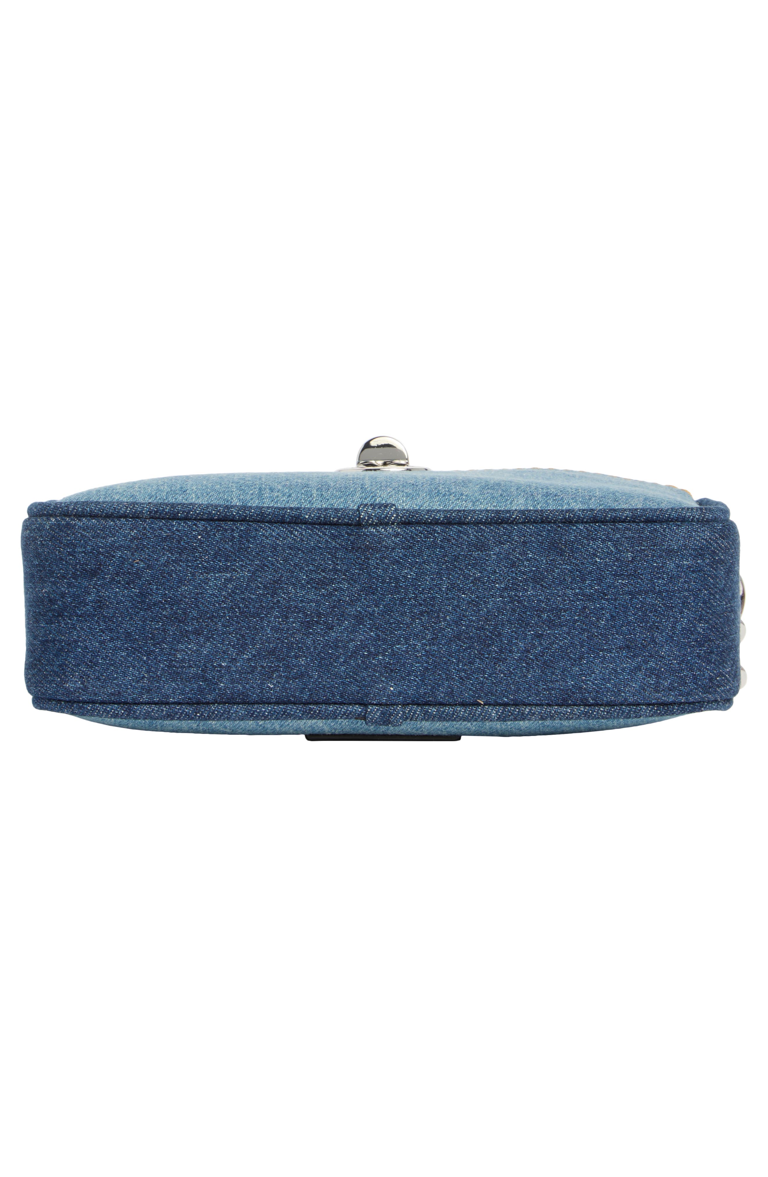 Marc Jacobs Turnlock Denim Camera Bag, Alternate, color, Denim