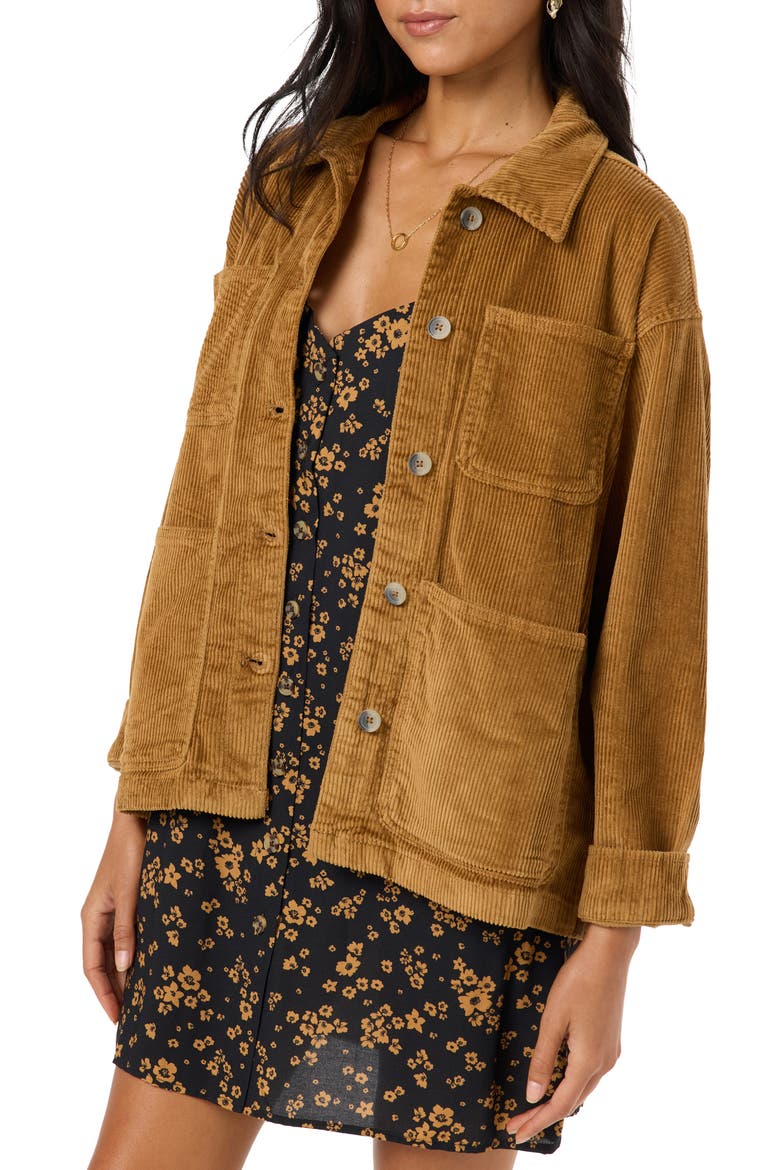 Langford Corduroy Shacket, Alternate, color, WOODSHACK