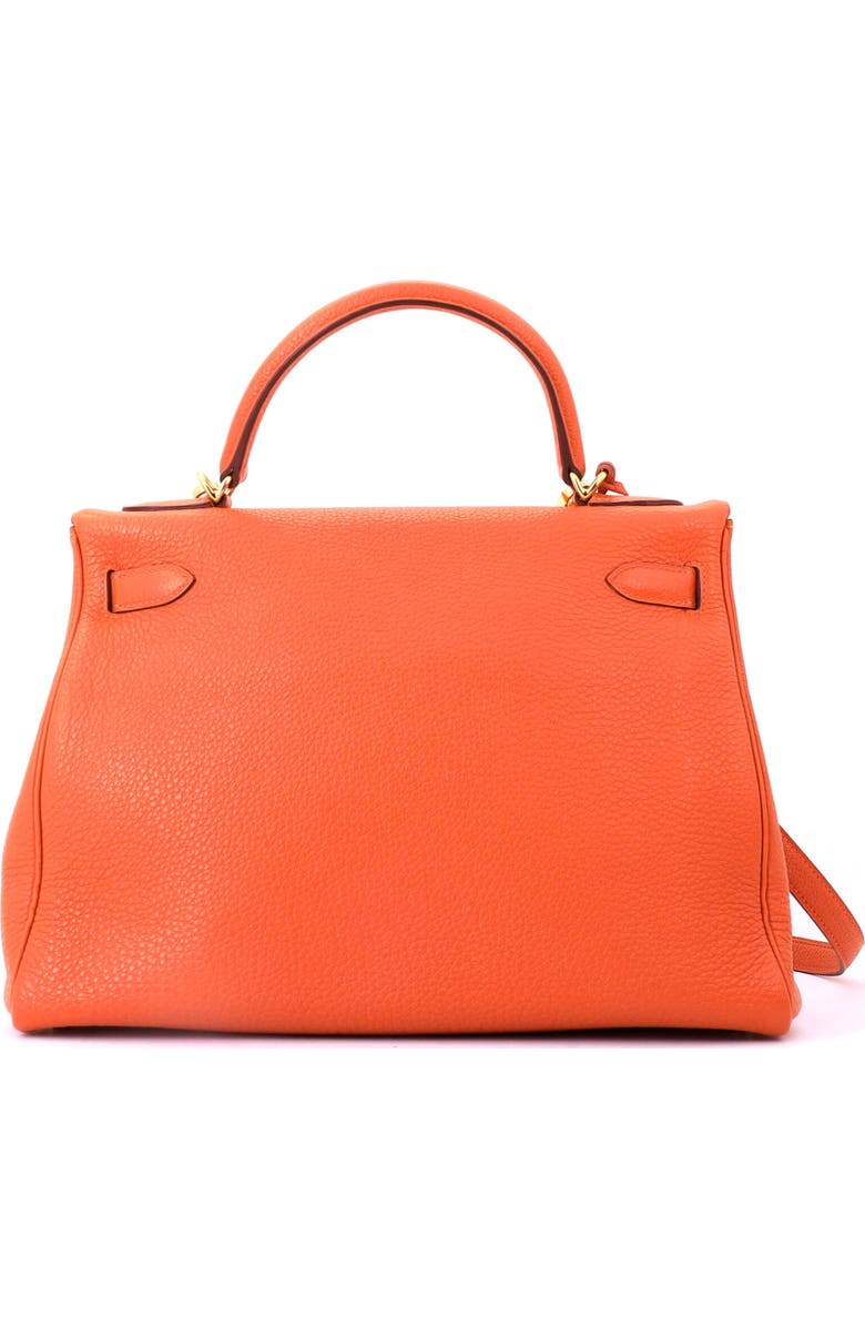 Pre-Owned Hermes Kelly Handbag Orange Togo with Gold Hardware 32, Alternate, color, Orange H