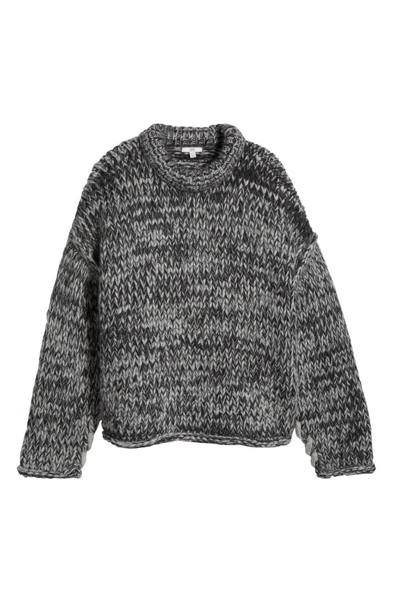 Lunya Lofty Wool Blend Whipstitch Mock Neck Sweater, Alternate, color,