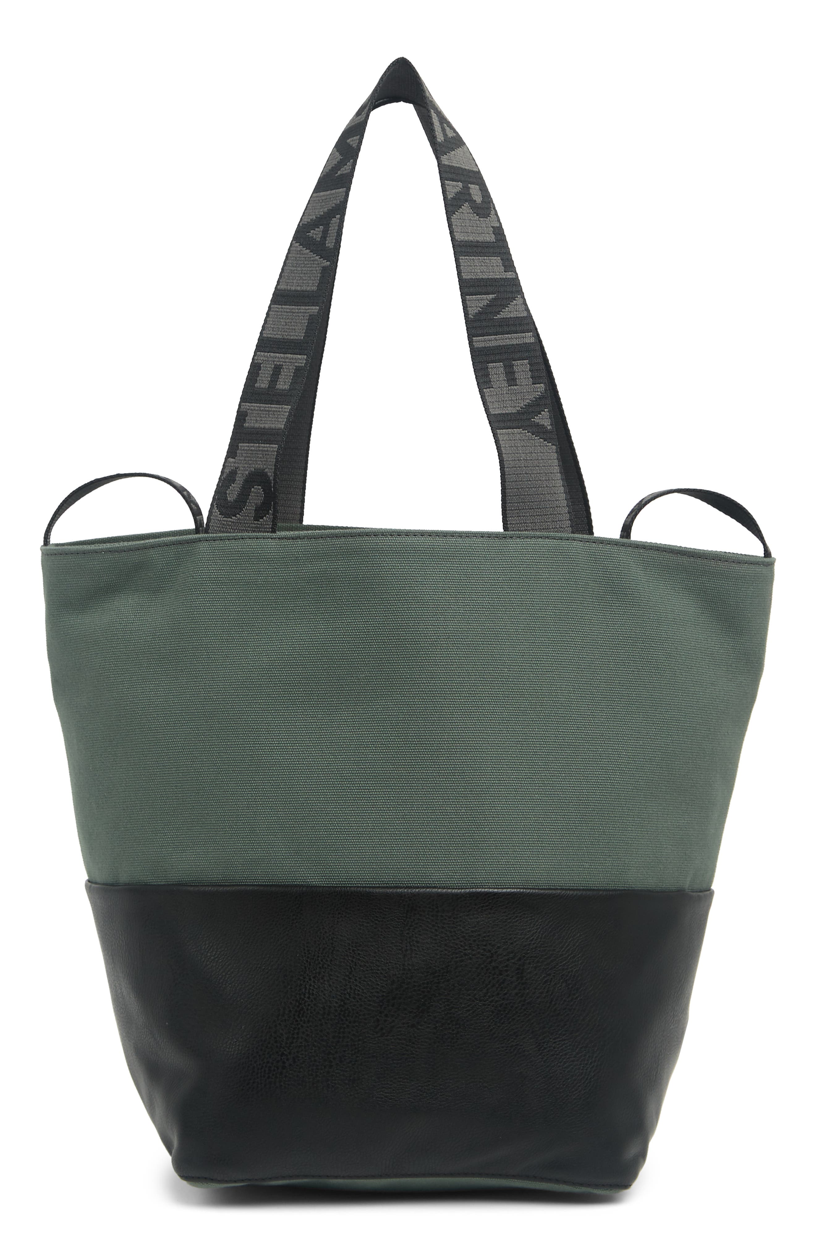 Stella McCartney Small Organic Cotton Brief Case, Alternate, color, 