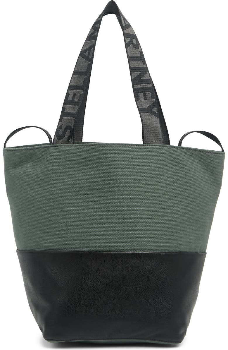 Stella McCartney Small Organic Cotton Brief Case, Alternate, color,