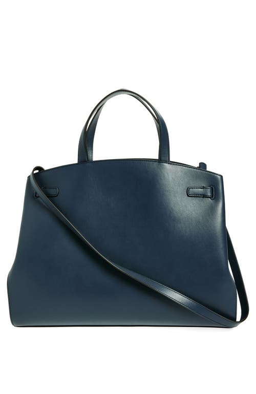 Mulberry Pimlico High Gloss Leather Tote In Night Sky