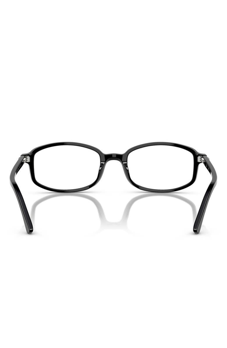 Ray-Ban 52mm Irregular Optical Glasses, Alternate, color, Black