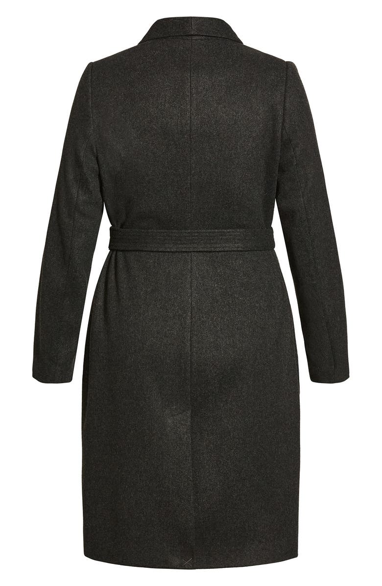 City Chic Military Coat, Alternate, color, 