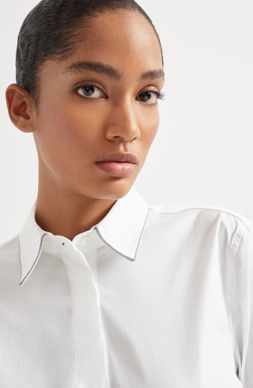 Brunello Cucinelli "shirt With Shiny In White