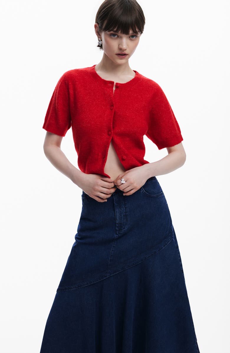 Desigual Denim Skirt, Alternate, color,