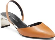 Longchamp Pointed Toe Slingback Pump