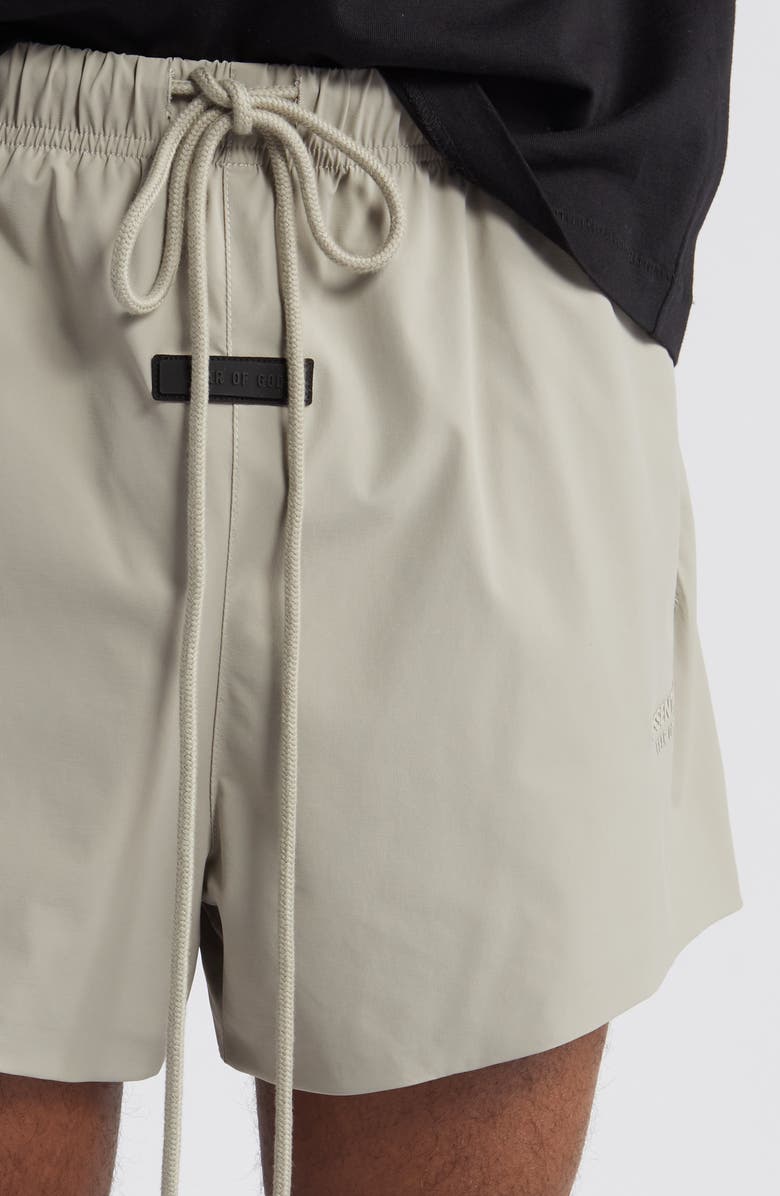 Fear of God Essentials Stretch Nylon Running Shorts, Alternate, color, 