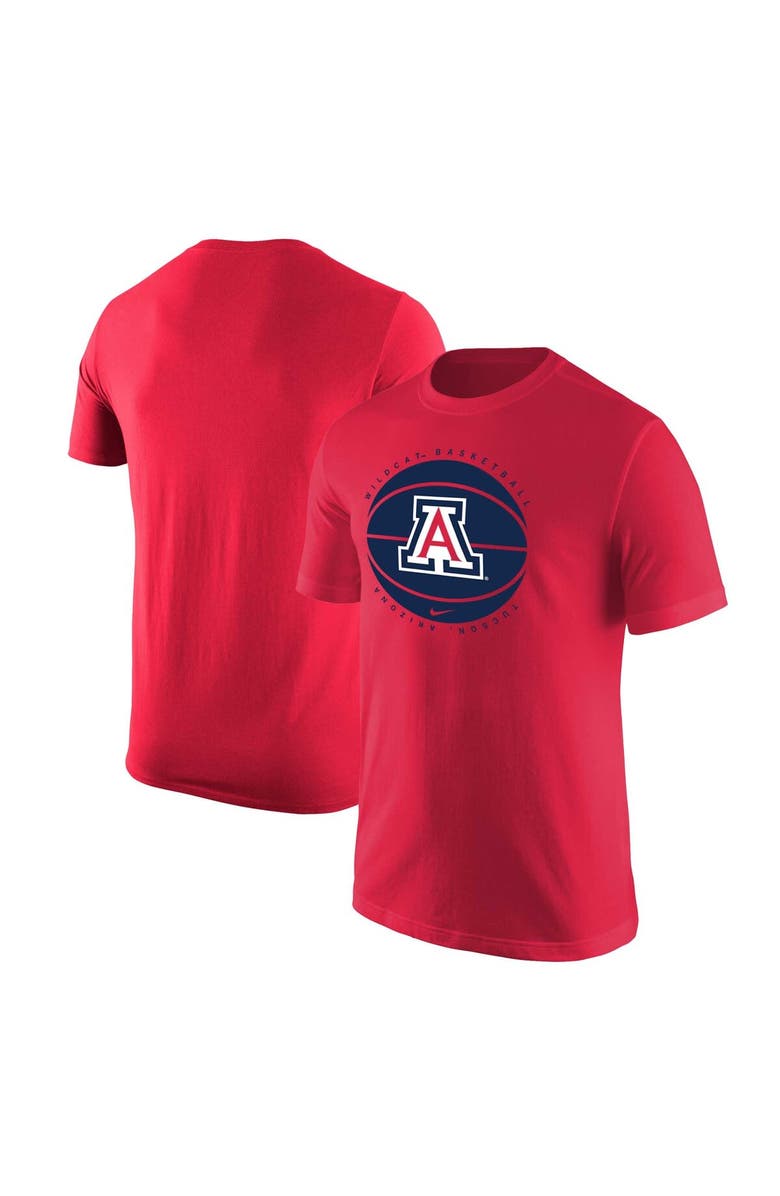 Nike Men's Nike Red Arizona Wildcats Basketball Logo T-Shirt, Main, color, 