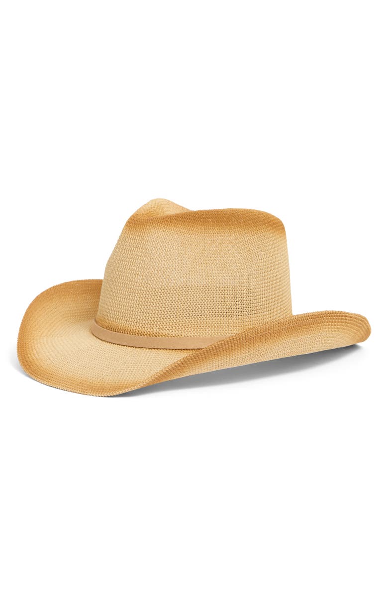 Vince Camuto Cowboy Hat, Main, color, Natural