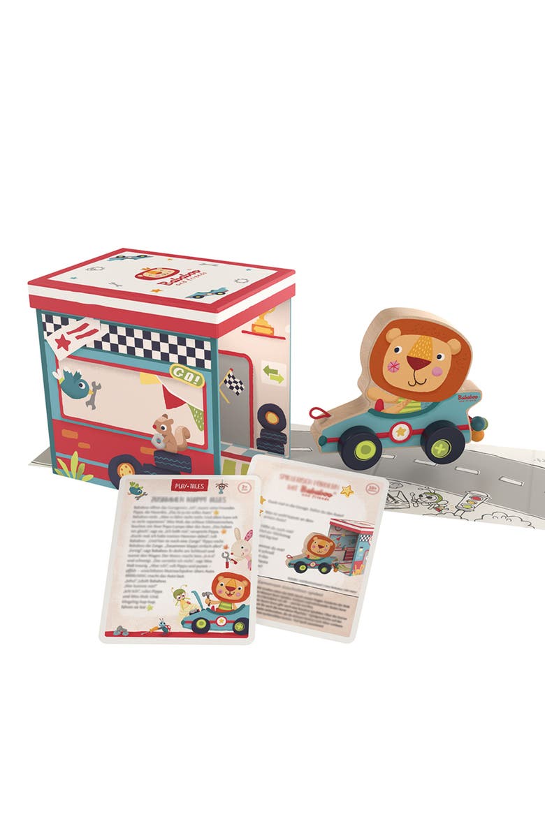 Bababoo and friends<sup>®</sup> Bababoo Lion Push and Pull Toy, Alternate, color, Turquoise