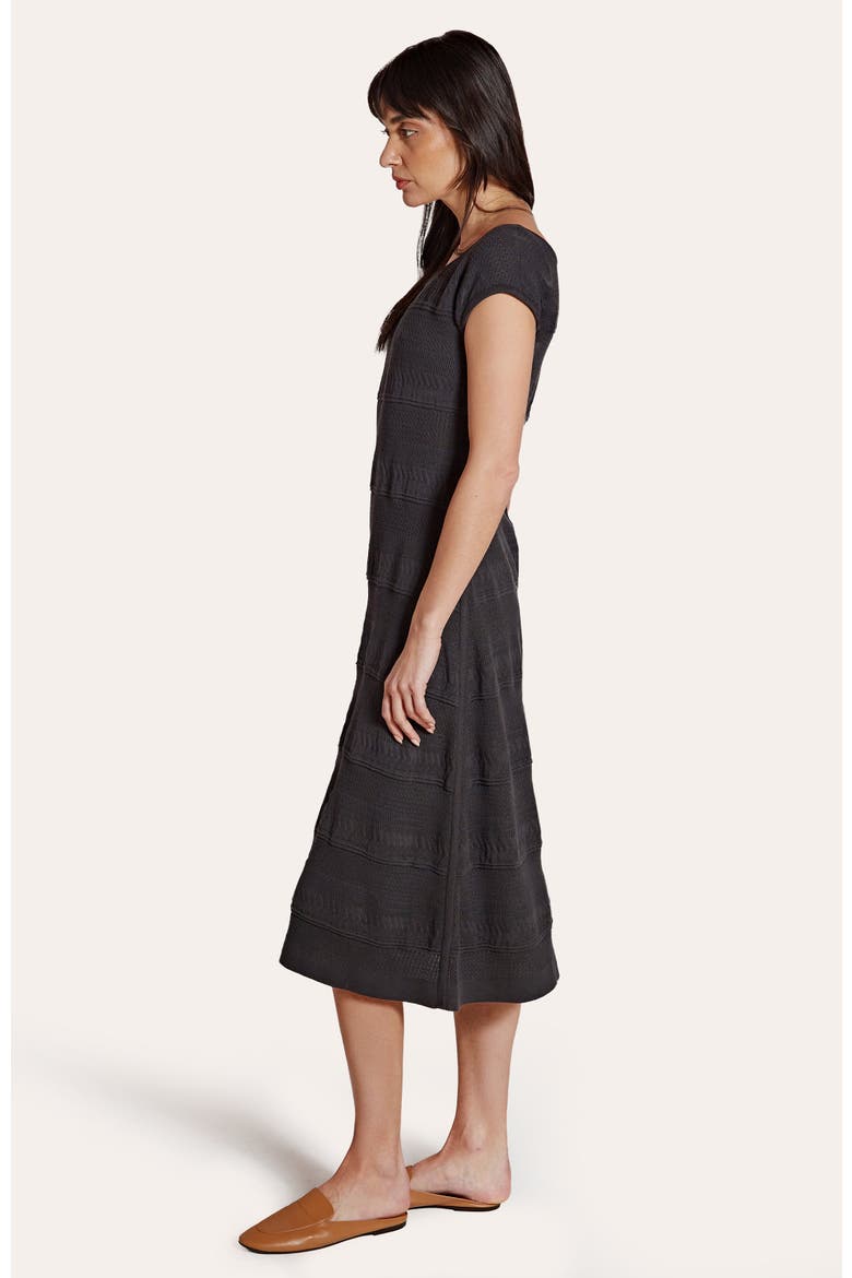 Leah Artisan Knit Dress, Alternate, color, Caviar