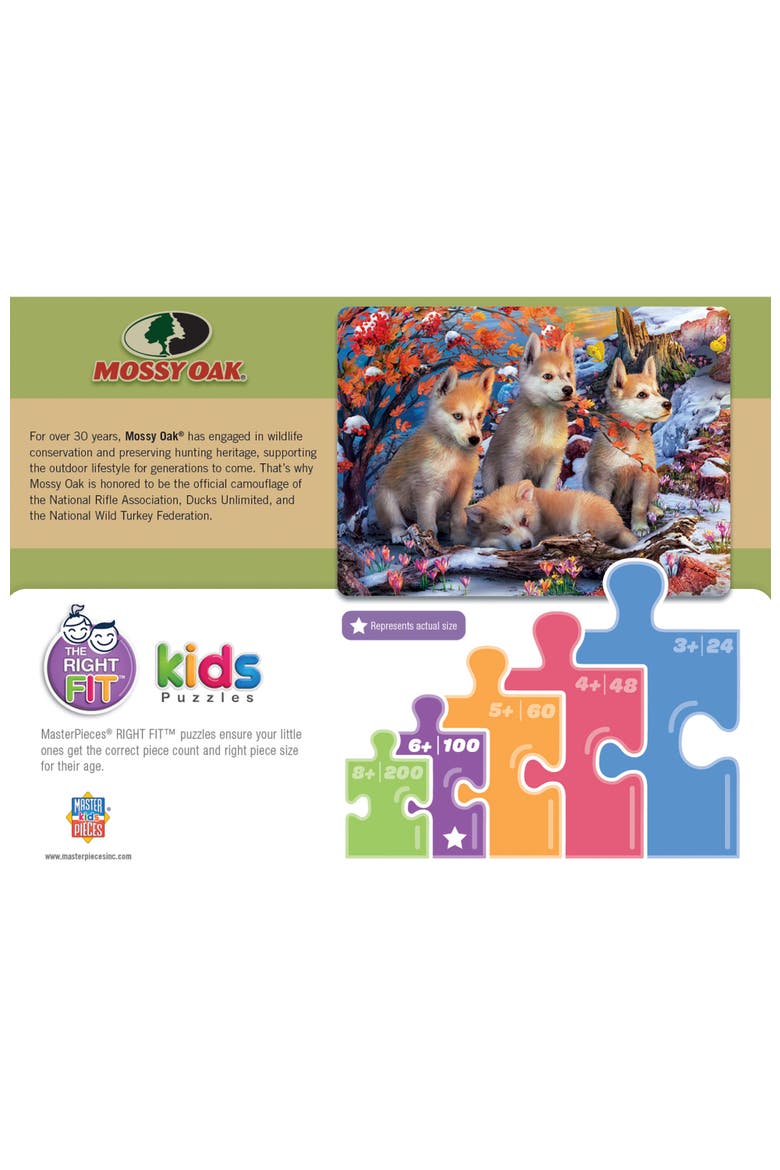 The Young Pack 100 Piece Jigsaw Puzzle, Alternate, color, Multicolor
