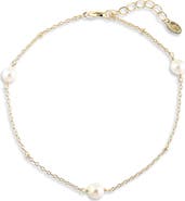 ARGENTO VIVO Freshwater Pearl Station Bracelet