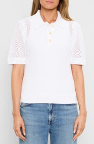 Michael Stars Perri Open Stitch Cotton Sweater