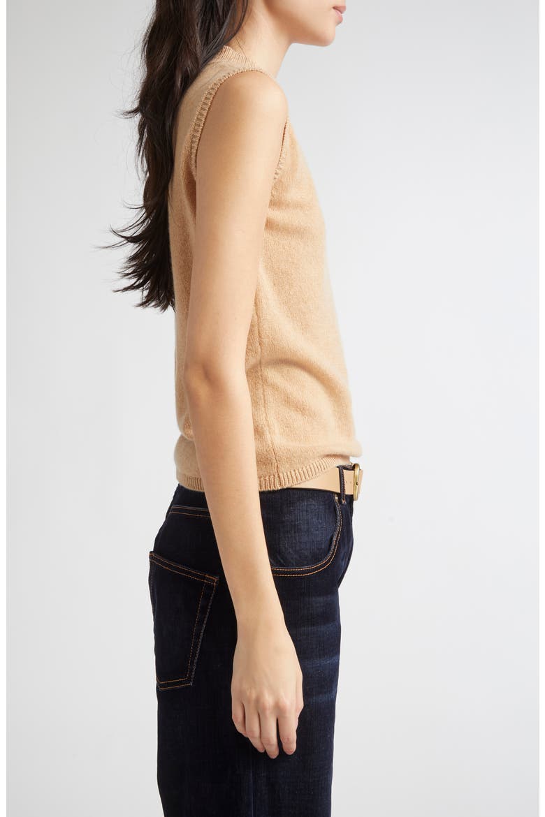 Cashmere Sweater Vest, Alternate, color, 04NN CAMEL