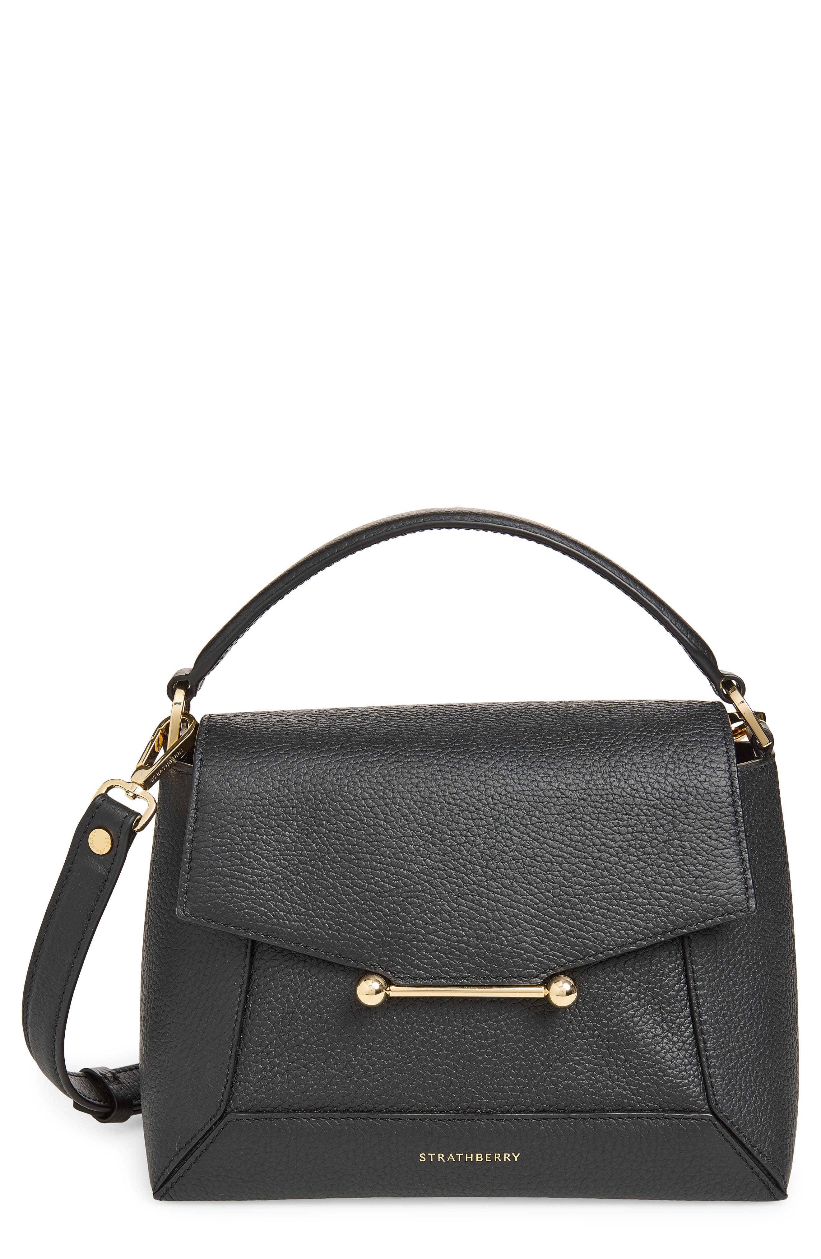 Strathberry Mosaic Leather Top Handle Bag, Main, color, 