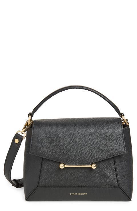 Mosaic Leather Top Handle Bag