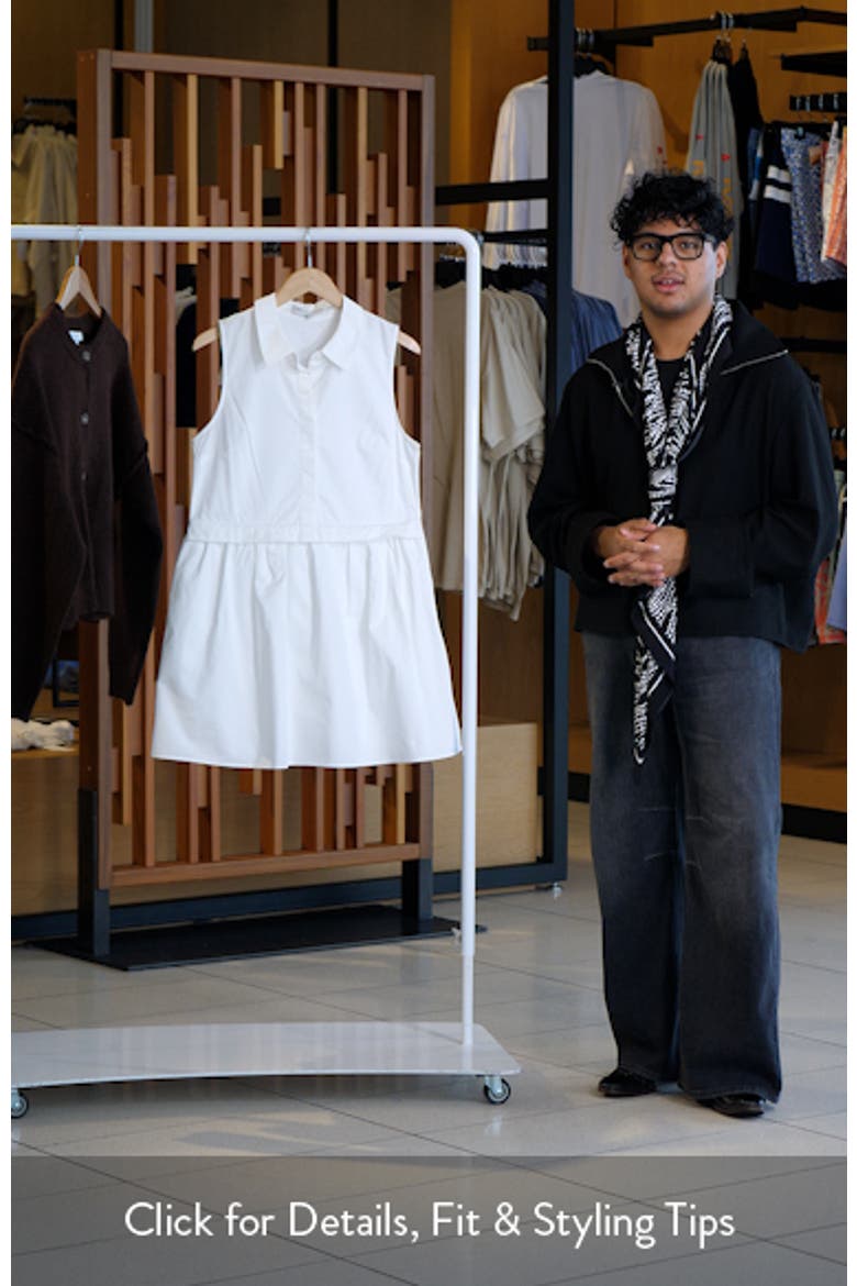 Sleeveless Mini Shirtdress video