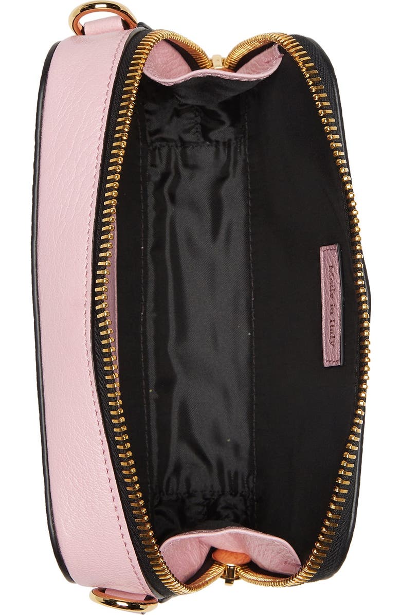 Moschino Convertible Leather Belt Bag, Alternate, color,