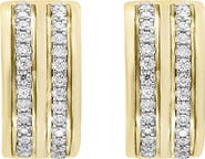 EFFY 14K White & Yellow Gold Diamond Earrings