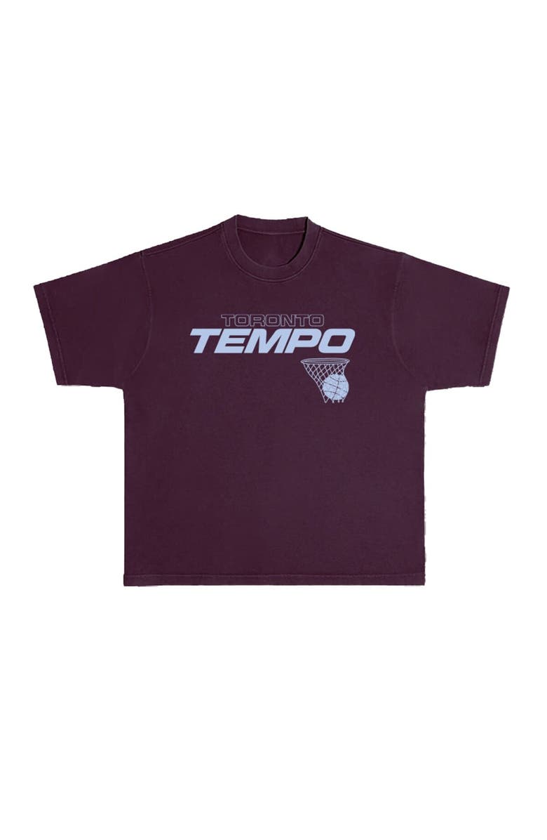 round21 Unisex round21 Burgundy Toronto Tempo Swish T-Shirt, Alternate, color, Burgundy
