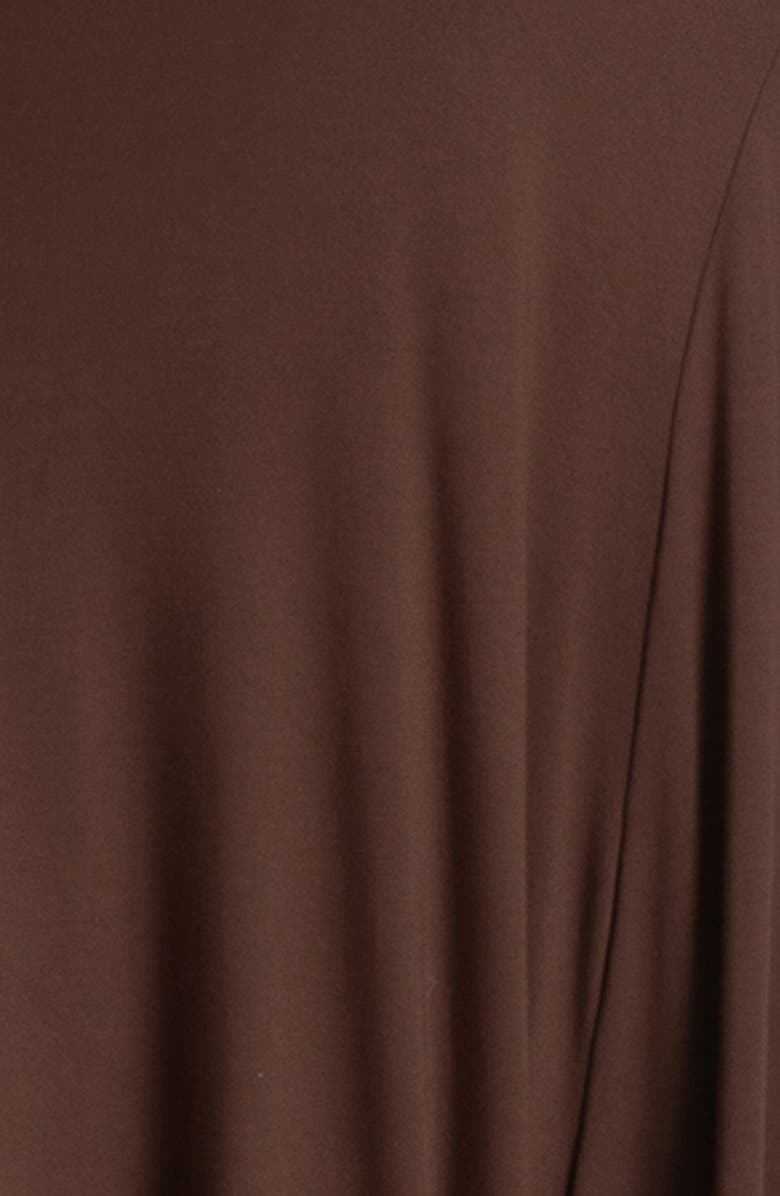 PIETRO BRUNELLI MATERNITY Long Sleeve Jersey Maxi Maternity Dress, Alternate, color, Medium Brown